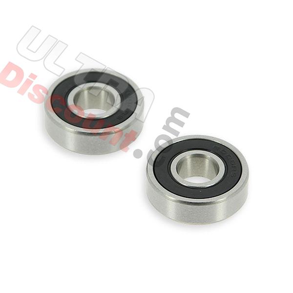Coppia di cuscinetti 6000RS per ruota di mini moto MT4 (alta qualità), Ricambi Pocket Blata MT4 Coppia di cuscinetti 6000RS per ruota di mini moto MT4 (alta qualità), Ricambi Pocket Blata MT4