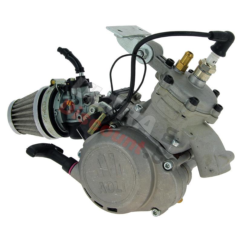 Motore completo per mini moto MTA4 39cc (raffreddamento liquido), Ricambi Pocket Blata MT4