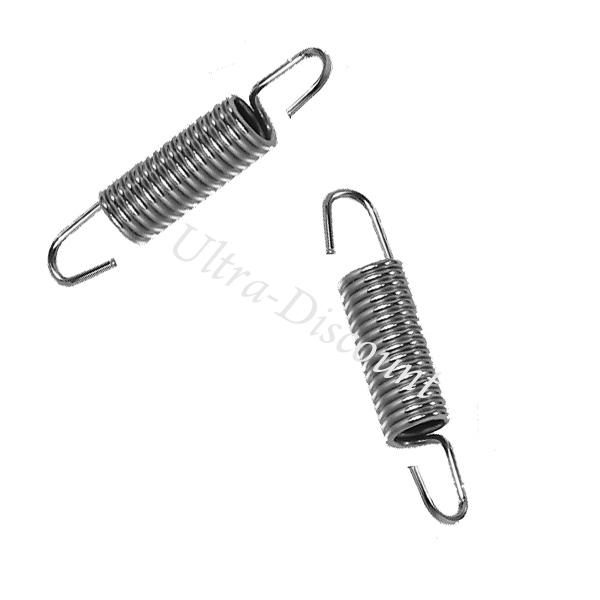 Lotto di 2 molle per marmitta, Ricambi Pocket Blata MT4