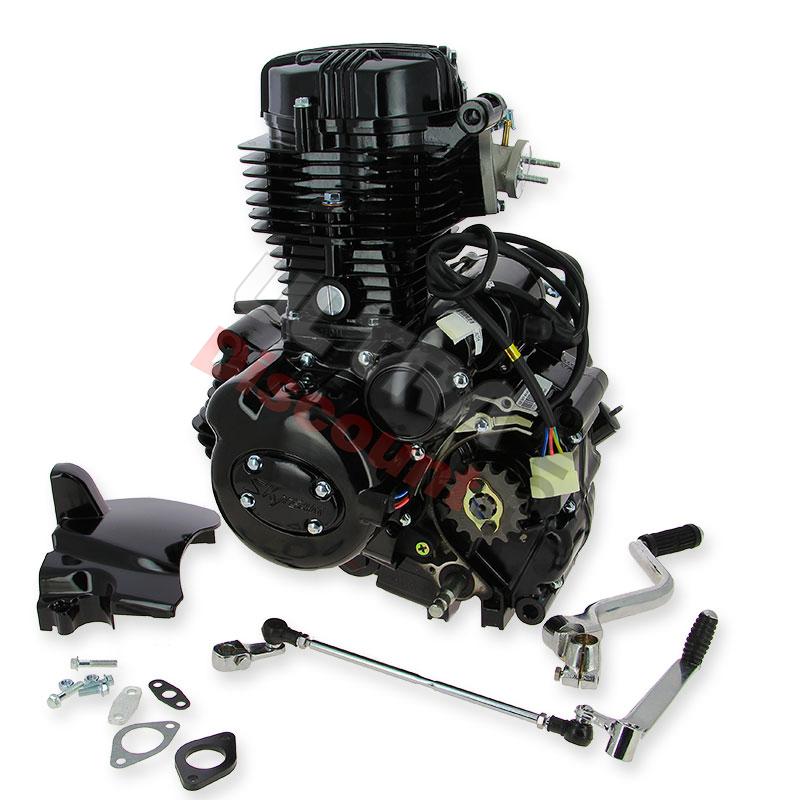 Motor CGP125 125cc per Skyteam ACE (ST156FMI) (Nero), Ricambi Ace Skyteam Motor CGP125 125cc per Skyteam ACE (ST156FMI) (Nero), Ricambi Ace Skyteam