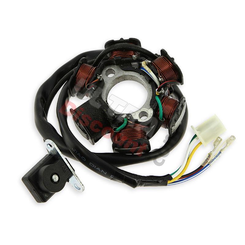 Statore di avviamento per scooter GY6 50 110 125 150cc motor per Ricambi Scooter Jonway, Ricambi Scooter Jonway