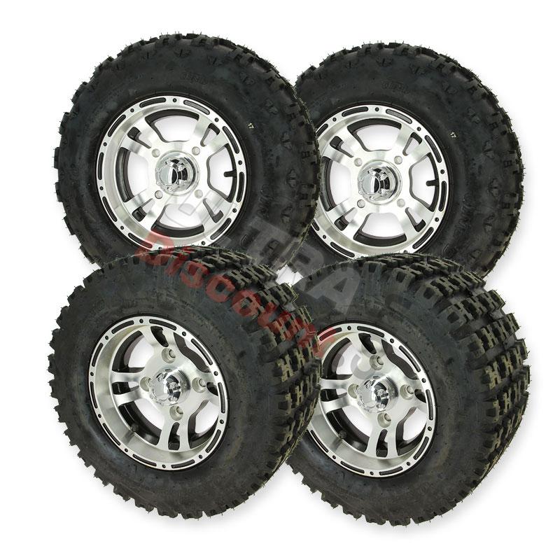 Lotto di 4 ruote per Quad Bashan 250cc BS250AS-43, Ricambi Bashan 250cc BS250AS-43