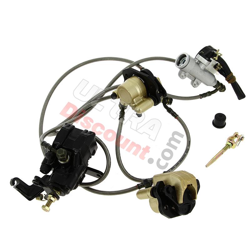 Kit freni completo per Quad Bashan 250cc (BS250S-11), Ricambi quad Bashan 250cc BS250S11