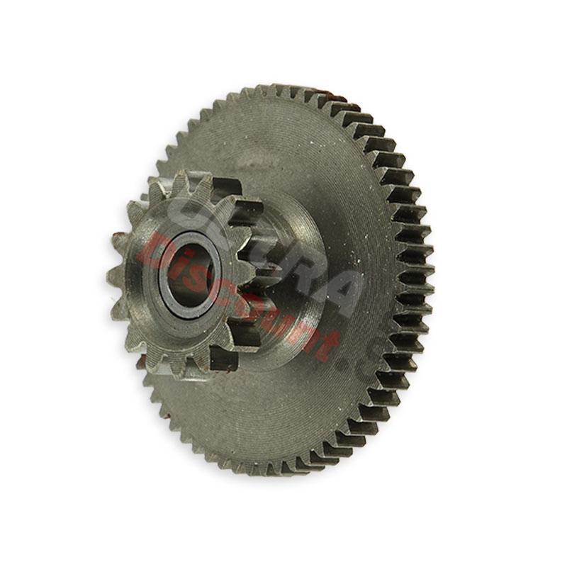 Pignone doppio per motorino di avviamento per Quad Bashan 250cc (BS250S-11), Ricambi quad Bashan 250cc BS250S11