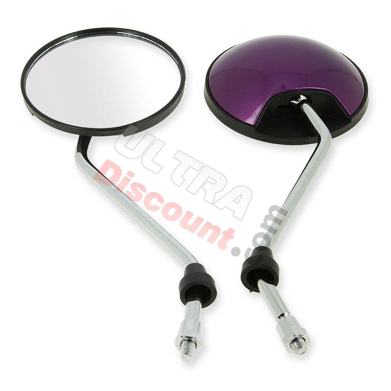 Lotto Specchietto retrovisore per Citycoco - Viola Metalizzato, Ricambi Citycoco Lotto Specchietto retrovisore per Citycoco - Viola Metalizzato, Ricambi Citycoco