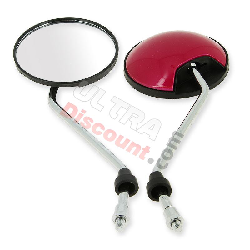 Lotto Specchietto retrovisore per Citycoco - Rosso, Ricambi Citycoco