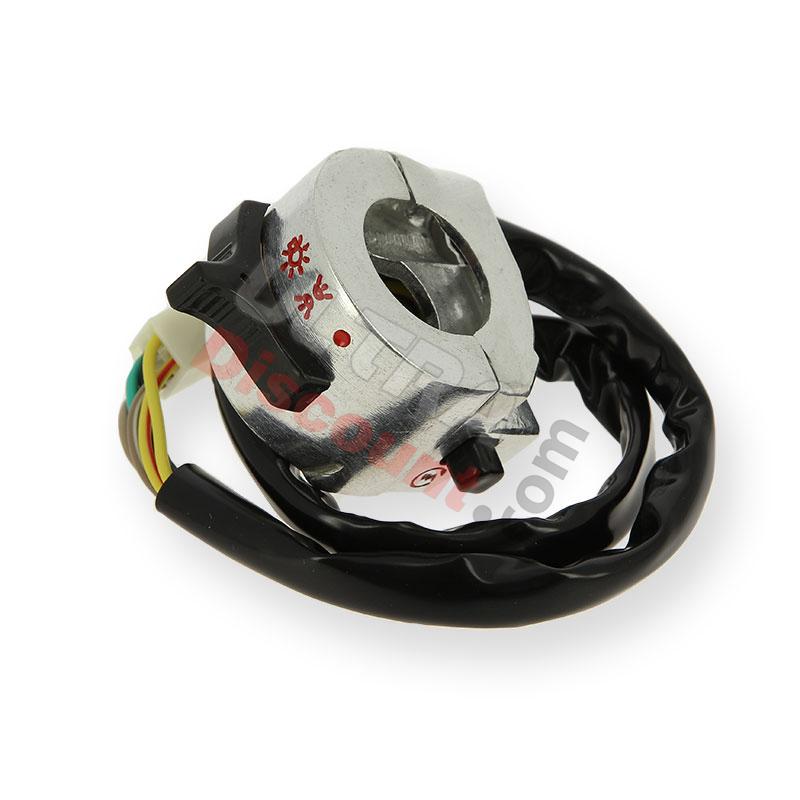 Unità comandi destra per Bubbly 50cc-125cc (prima 10-2015) - Aluminio, Ricambi Bubbly Skyteam