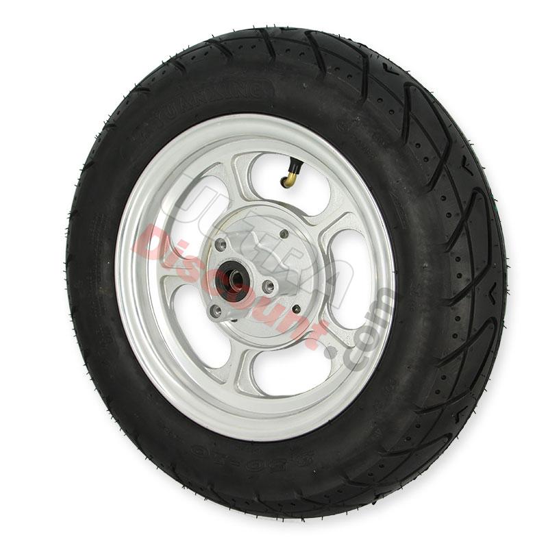 Ruota anteriore 3.50-10 completa per PBR Skyteam, Ricambi PBR Skyteam ZB Honda Ruota anteriore 3.50-10 completa per PBR Skyteam, Ricambi PBR Skyteam ZB Honda