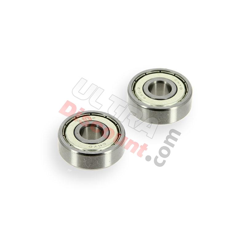 Lotto di 2 cuscinetti per ruota per Dax 50cc-125cc (6301Z), Ricambi Dax Skymax