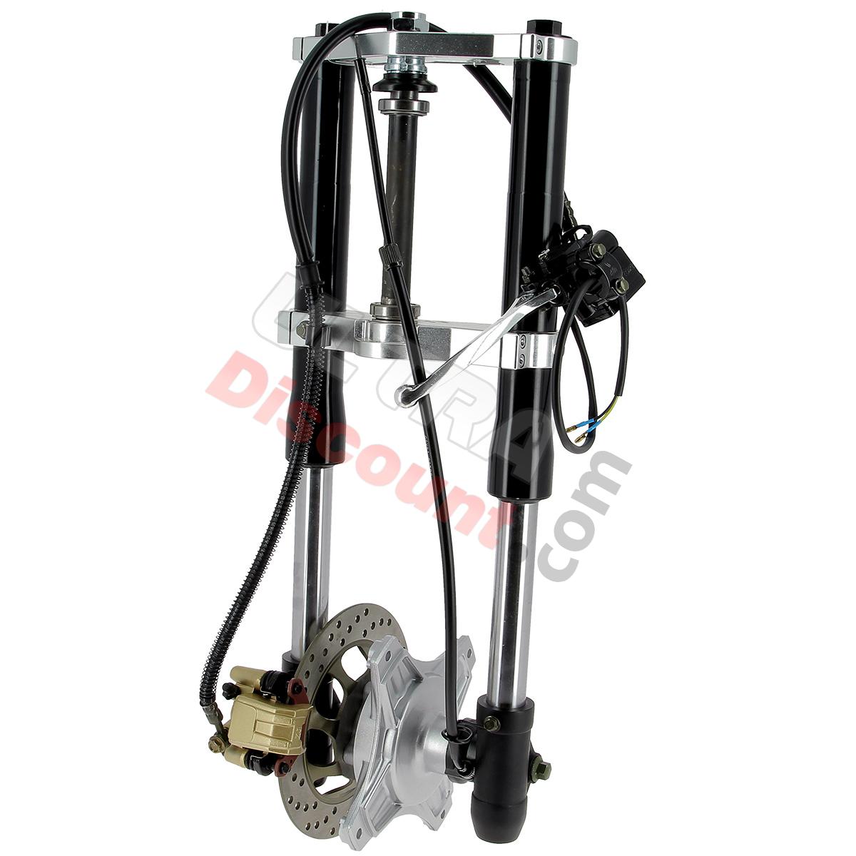 Forcella completa Alta gamma per Dax 50cc - 125cc (Nero), Ricambi Dax Skymax