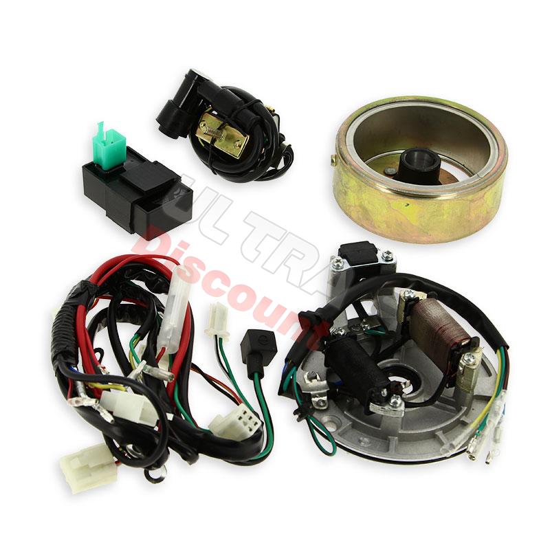 Sistema avviamento completo per Pit Bike 110cc avviamento a pedale, Ricambi Pit Bike