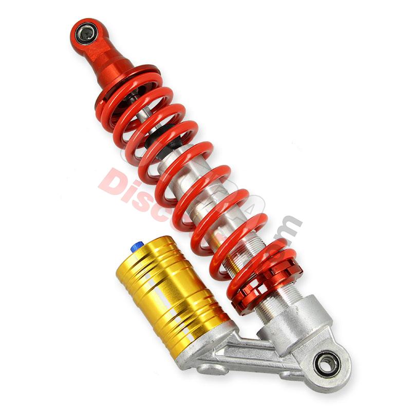 Ammortizzatore per Pit Bike 325mm (tipo12, Rosso), Ricambi Pit Bike
