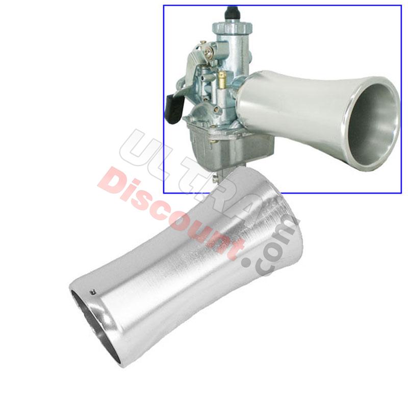 Air Funnel in alluminio per Pit Bike (Lunghezza: 100mm), Ricambi Pit Bike Air Funnel in alluminio per Pit Bike (Lunghezza: 100mm), Ricambi Pit Bike