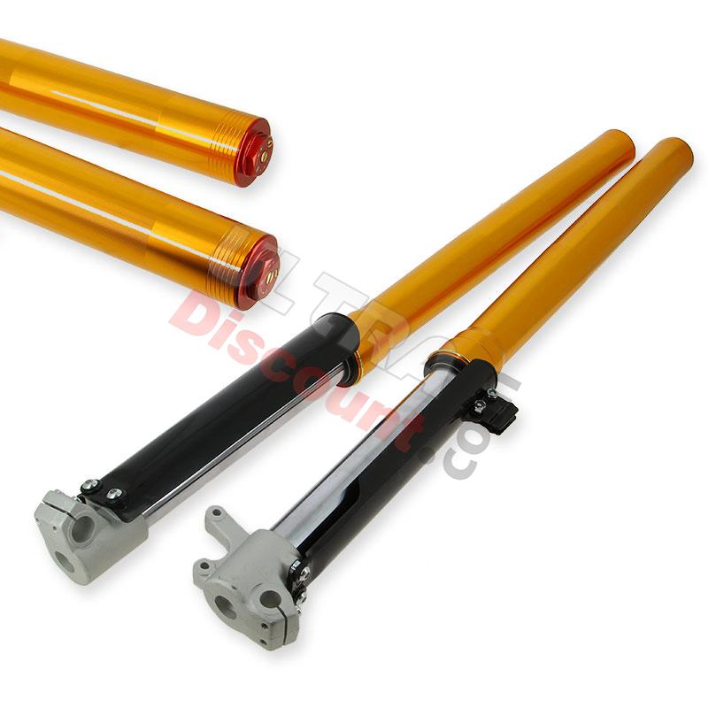 Steli forcella di Alte Qualità 800mm, asse di 15mm - Oro, Ricambi Pit Bike