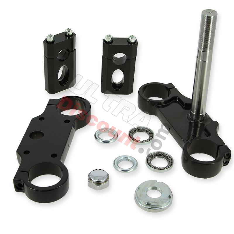 Testa forcella completa 45x48x160 per Pit Bike (typo 3) - NERO, Ricambi Pit Bike Testa forcella completa 45x48x160 per Pit Bike (typo 3) - NERO, Ricambi Pit Bike