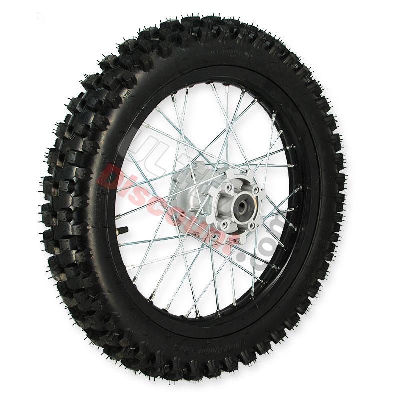 Ruota posteriore 16'' per Pit Bike (nera) (90/100-16), Ricambi Pit Bike Ruota posteriore 16'' per Pit Bike (nera) (90/100-16), Ricambi Pit Bike