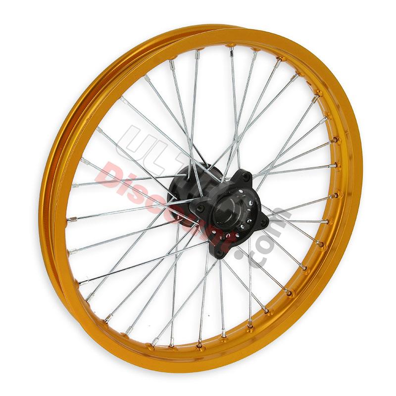 Cerchio anteriore 17'' per Pit Bike AGB30 (oro), Ricambi Pit Bike