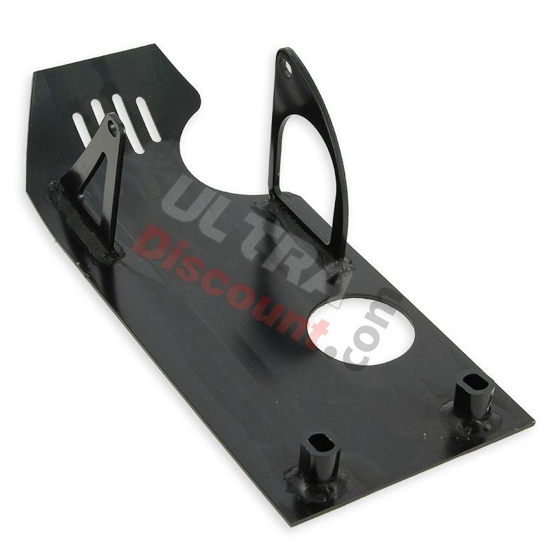 Piastra inferiore motore per Pit Bike avente un motorino di avviamento (nera), Ricambi Pit Bike