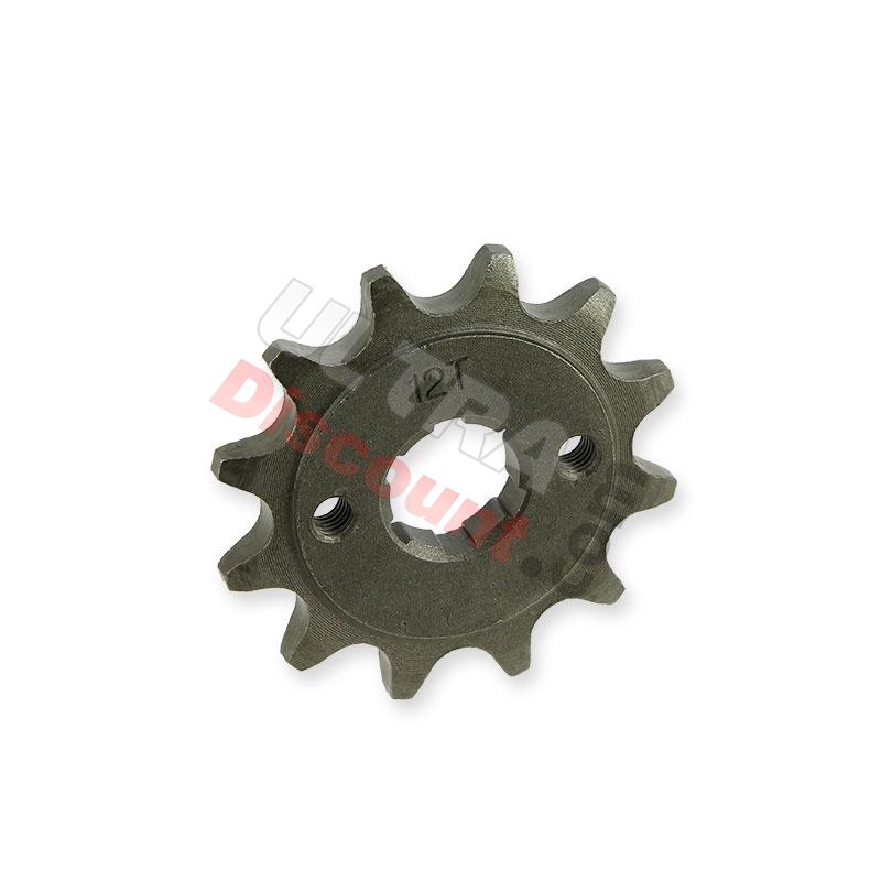 Pignone a 12 denti (520 : Ø:20mm) Shineray 200STIIE e STIIEB, Ricambi Shineray 200STIIE e STIIEB
