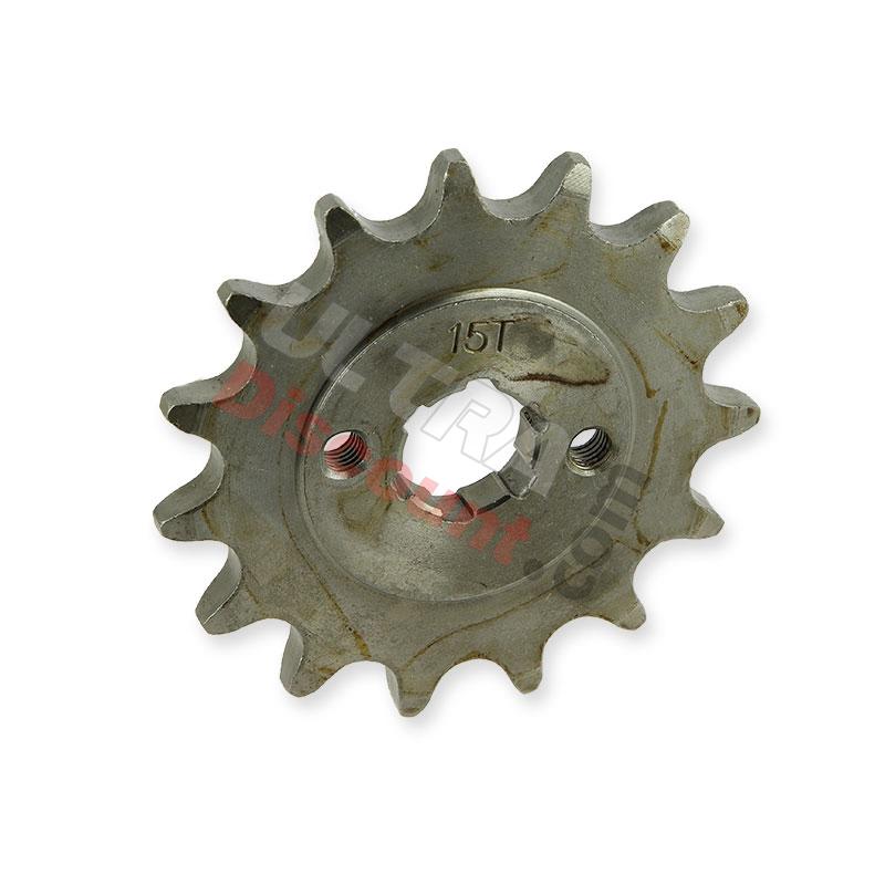 Pignone a 15 denti (520 : Ø:20) per Shineray 250 ST5, Ricambi Shineray 250 ST5