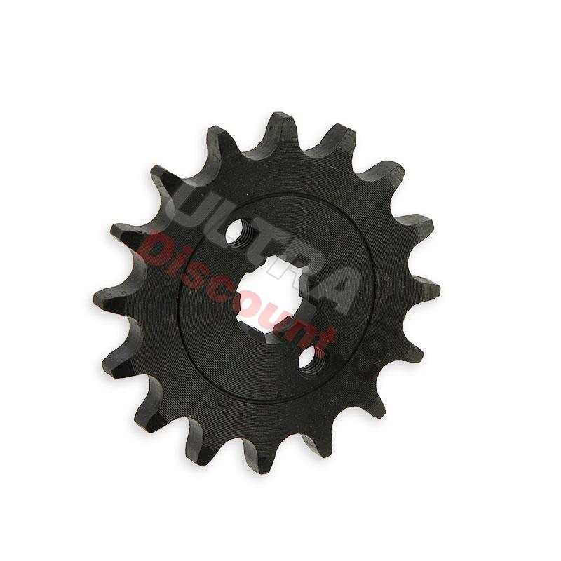 Pignone rinforzato a 16 denti Per Pit Bike (428 : Ø:17mm), Ricambi Pit Bike