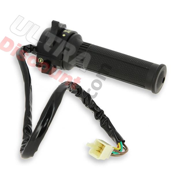 Unità comandi completa destra per Monkey - Gorilla 50cc-125cc (prima 10-2015) - Nero, Ricambi Monkey - Gorilla