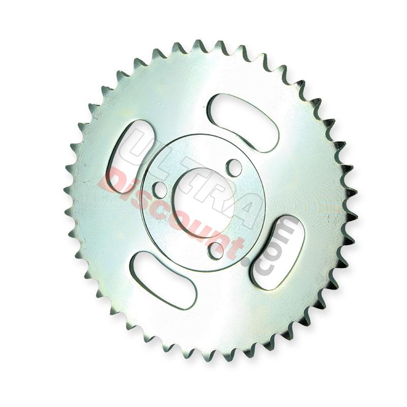 Corona 42 denti per Monkey - Gorilla - zinco bianco, Ricambi Monkey - Gorilla