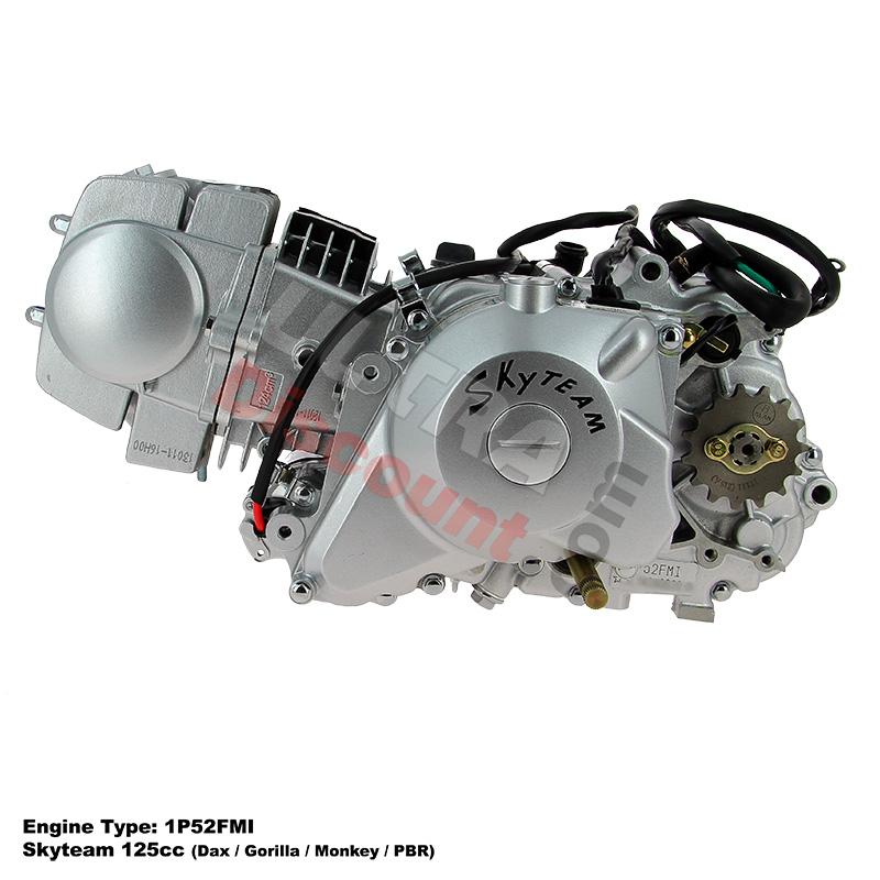 Motore Bubbly 125cc 1P52FMI con motorino di avviamento elettrico (6-6B), Ricambi Bubbly Skyteam Motore Bubbly 125cc 1P52FMI con motorino di avviamento elettrico (6-6B), Ricambi Bubbly Skyteam