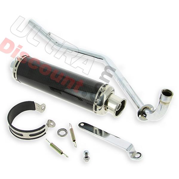 Marmitta carbonio per Skyteam PBR 125cc, Ricambi PBR Skyteam ZB Honda