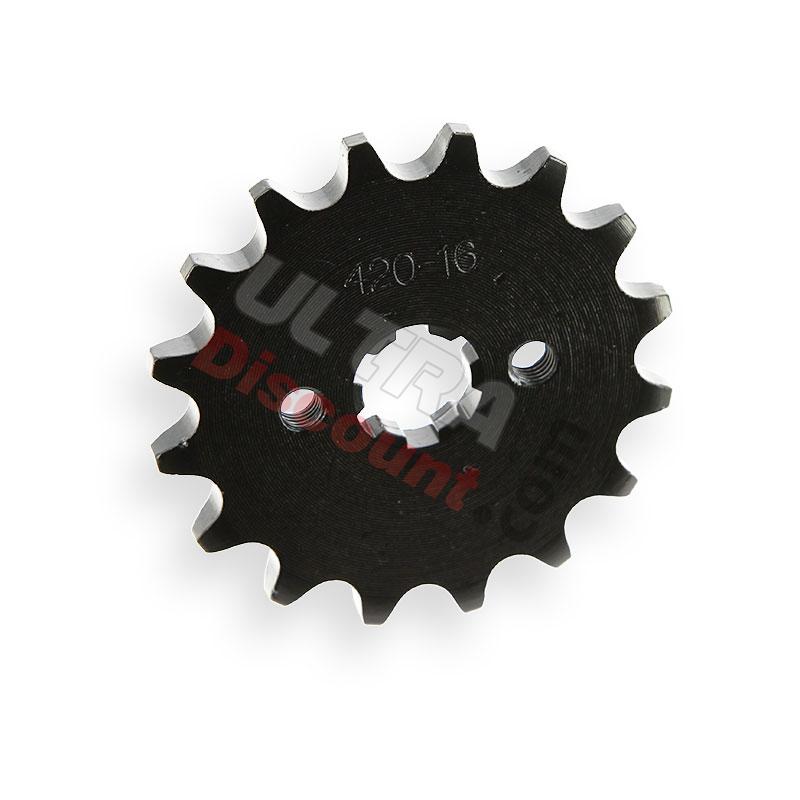 Pignone a 16 denti Per PBR 50cc - 125cc (420), Ricambi PBR Skyteam ZB Honda