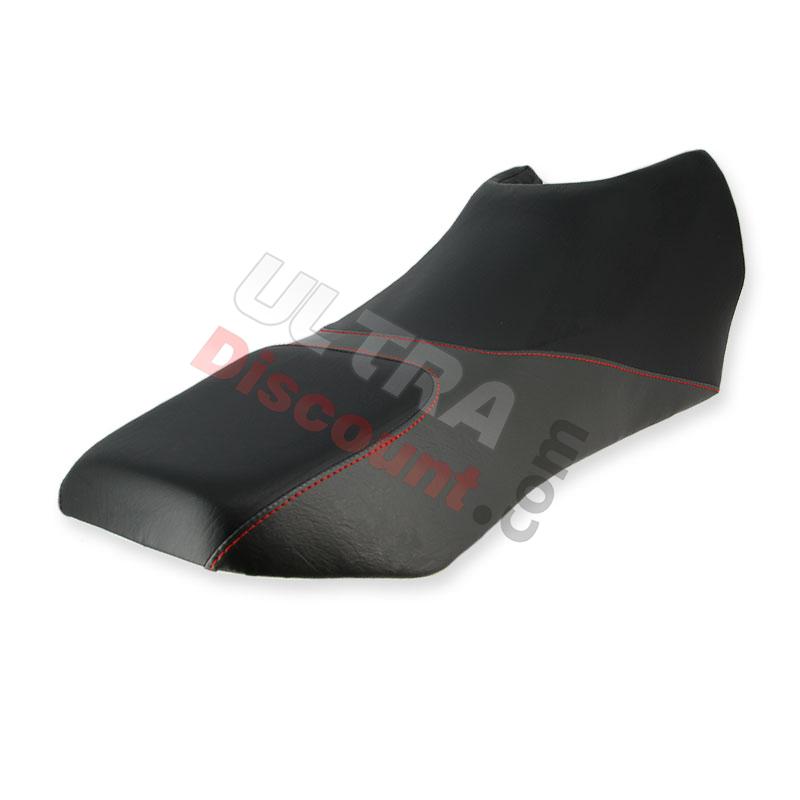 Sella PBR 2 posti - Nera con cuciture rosse, Ricambi PBR Skyteam ZB Honda
