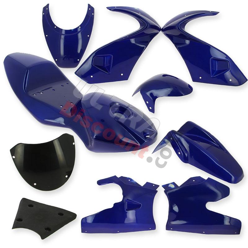 Carena per mini moto 47-49cc (blu), Ricambi Mini Moto