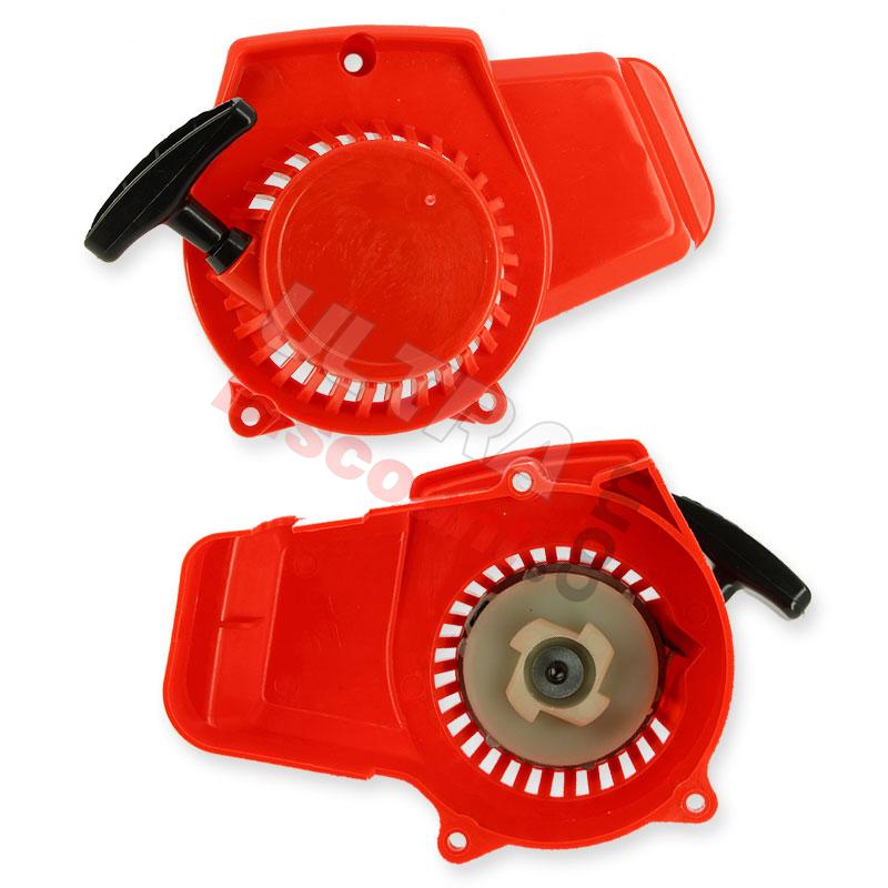 Avviamento a strappo Quick Start plastica rossa per mini Supermot (tipo 2), Ricambi pocket supermoto