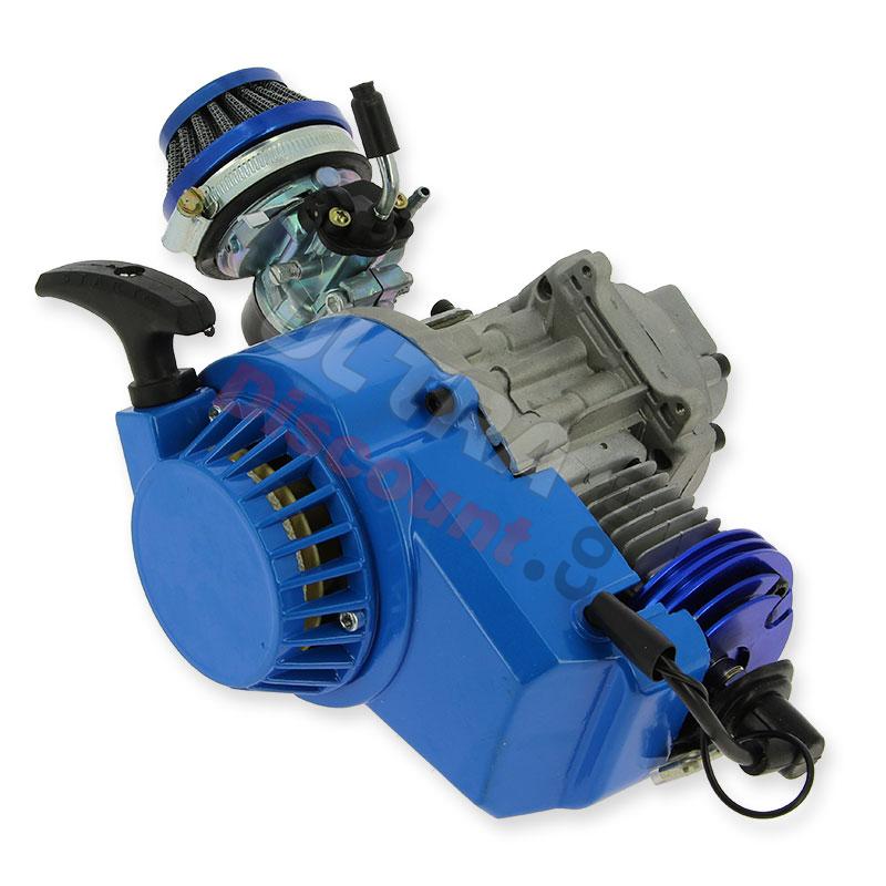 Motore 53cc UD Racing per Mini Supermoto (typo 2)  - BLU, Ricambi pocket supermoto