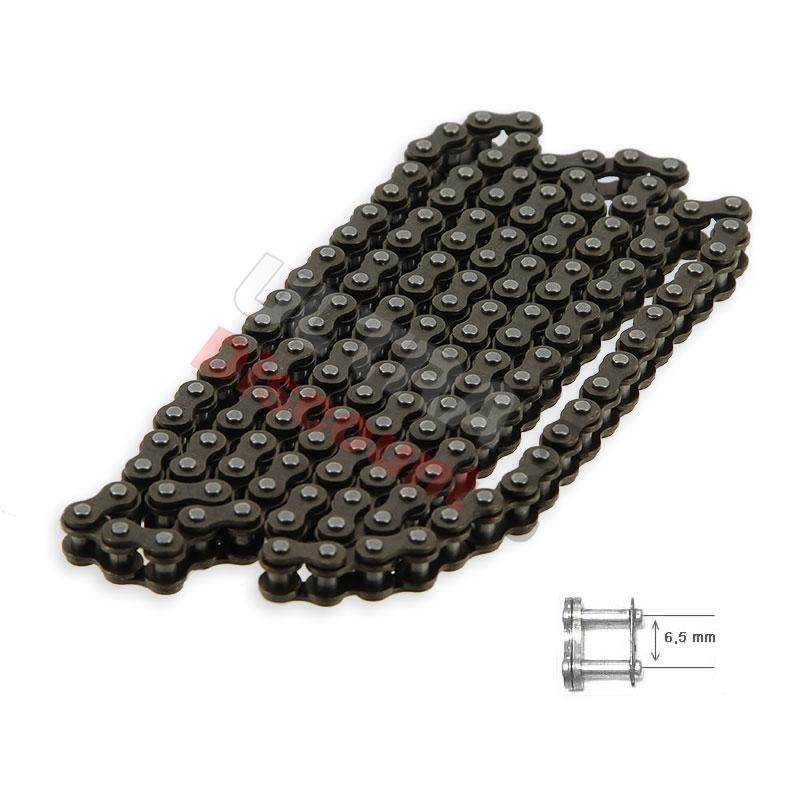 Catena per mini di serie a 74 piccole maglie senza attacco rapido, Ricambi Mini Moto