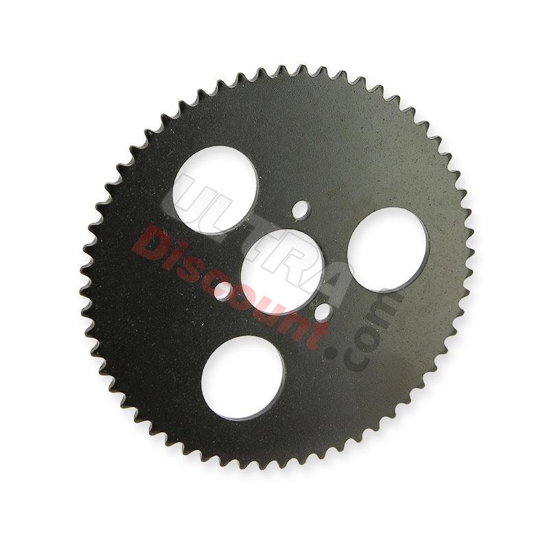 Corona rinforzata per mini moto a 60 denti (tipo 1, passo piccolo), Ricambi Pocket Blata MT4