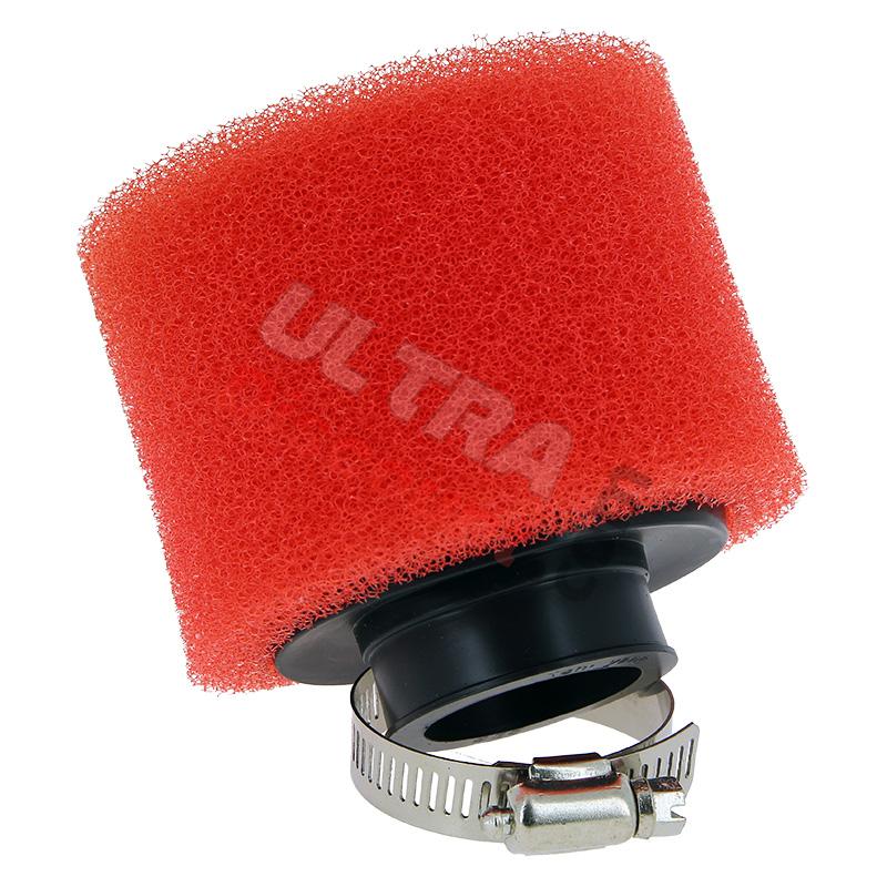 Filtro aria doppia spugna rossa (36mm), Ricambi Mini moto cross