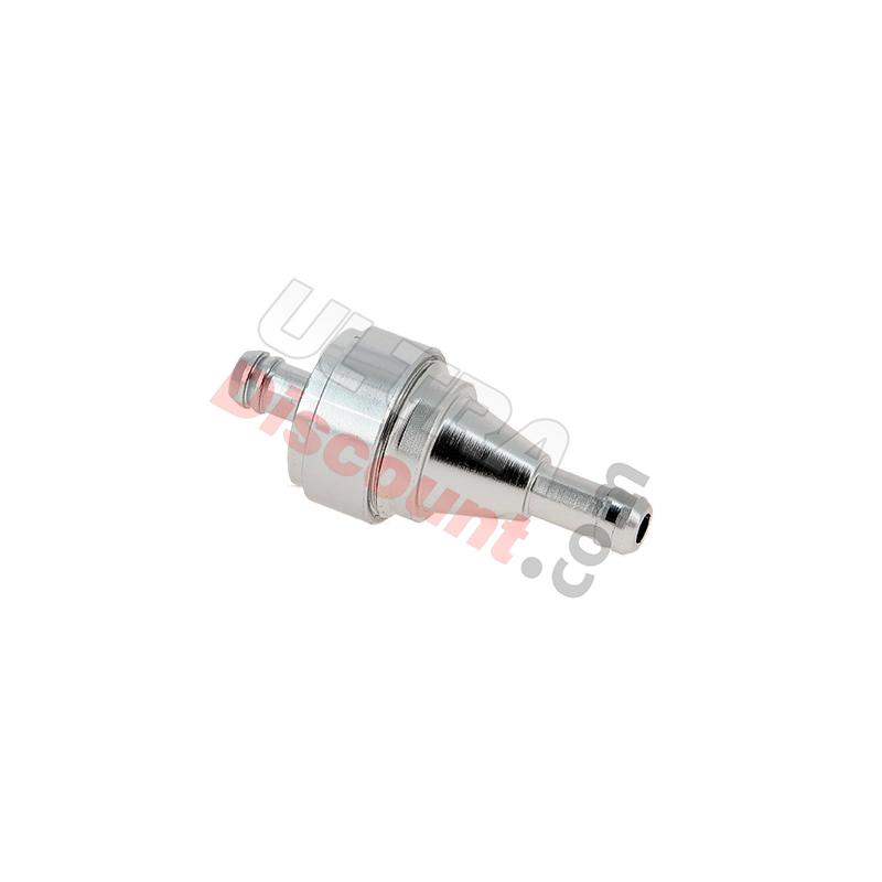 Filtro smontabile benzina Alta Qualità (tipo 1) Argento, Ricambi Mini moto cross