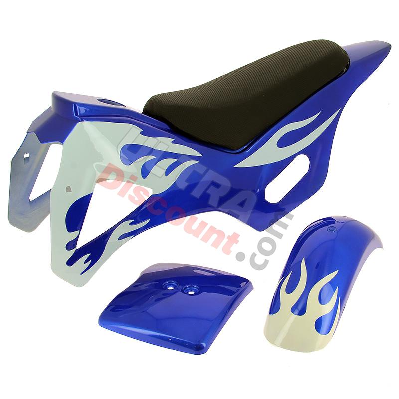 Carena per mini moto cross Blu (tipo 1), Ricambi Mini moto cross Carena per mini moto cross Blu (tipo 1), Ricambi Mini moto cross