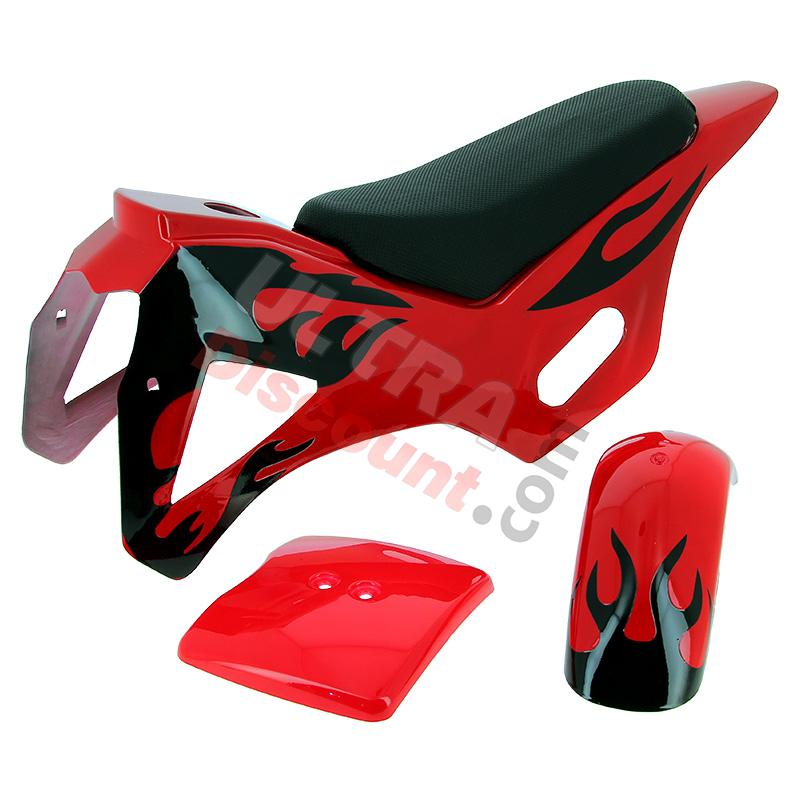 Carena per mini moto cross Rossa (tipo 1), Ricambi Mini moto cross