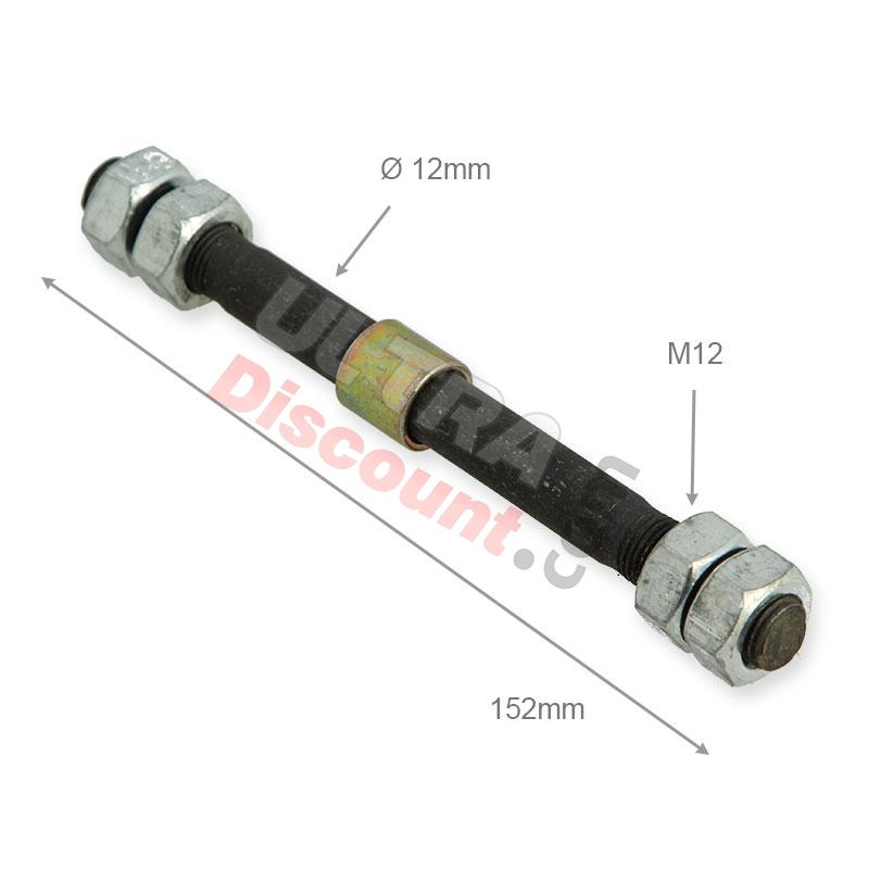 Asse ruota per mini moto cross (12 mm) typo2, Ricambi Mini moto cross Asse ruota per mini moto cross (12 mm) typo2, Ricambi Mini moto cross