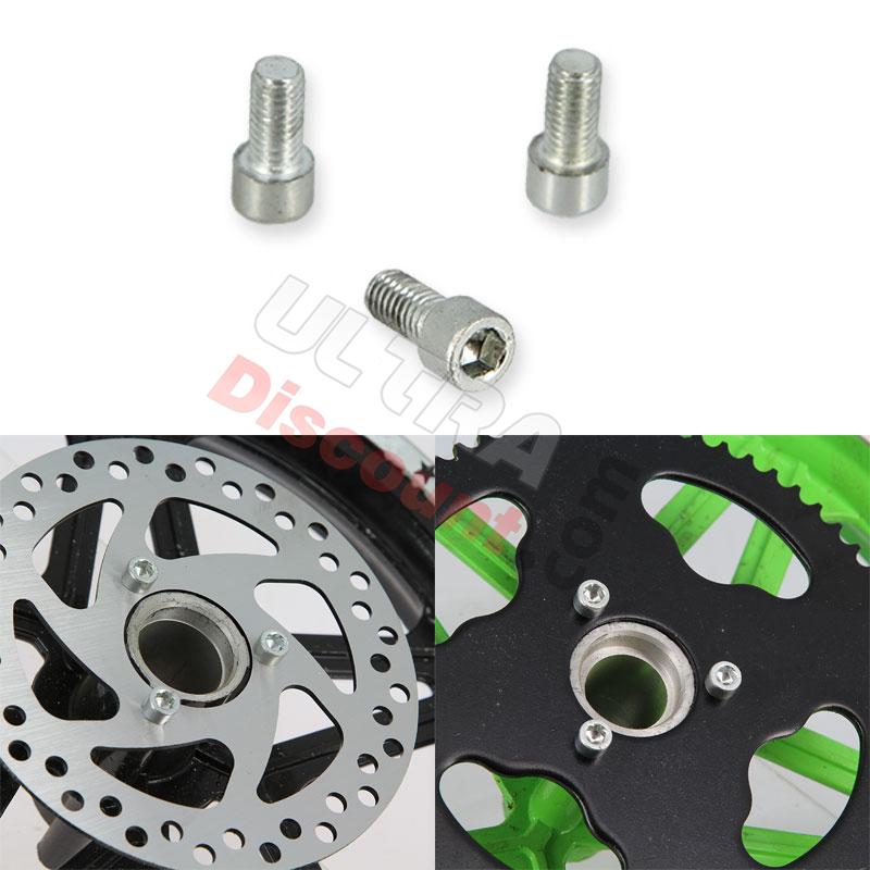 Vite freno a disco e corona per Pocket dirt, Ricambi Mini moto cross