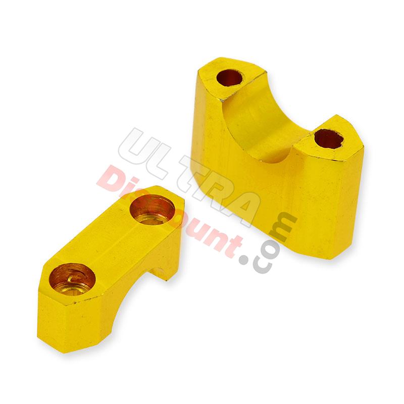 Supporto manubrio per Spy Racing 250F1 (gold), Ricambi Quad SPY250F1