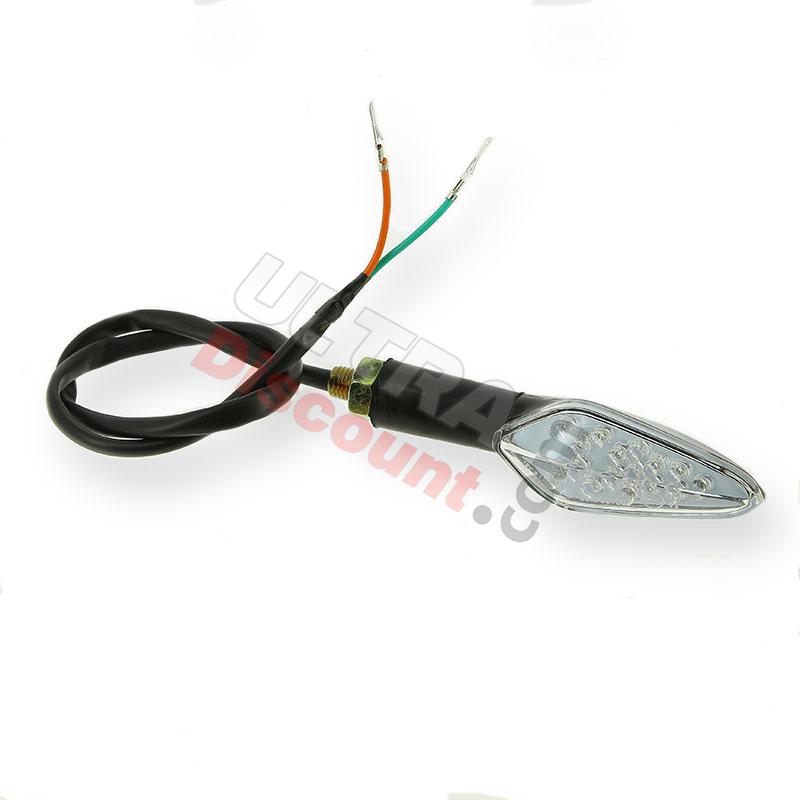 Indicatore di direzione a led sinistro per Quad Spy Racing 250cc F3, Ricambi Quad SPY250F3 Indicatore di direzione a led sinistro per Quad Spy Racing 250cc F3, Ricambi Quad SPY250F3