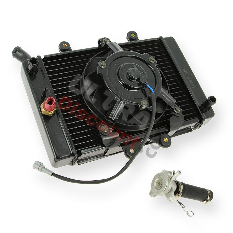 Radiatore per Quad Spy Racing 250cc F3, Ricambi Quad SPY250F3 Radiatore per Quad Spy Racing 250cc F3, Ricambi Quad SPY250F3