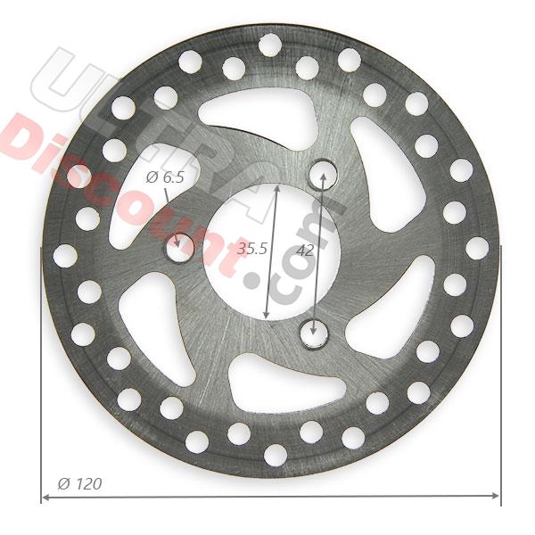 Disco freno per quad elettrico diametro 120mm, Ricambi ATV elettrici CRZ