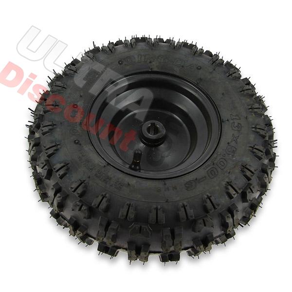 Ruota posteriore 13x5.00-6 completa per mini quad, Ricambi ATV elettrici CRZ