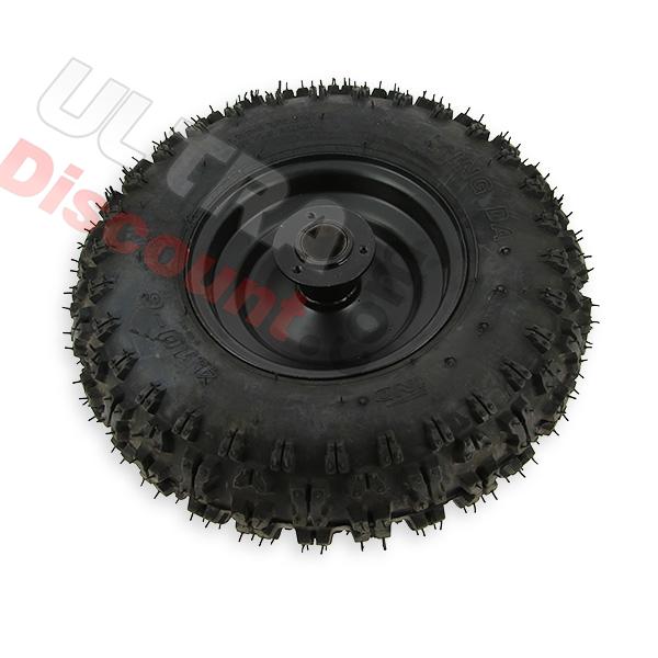 Ruota anteriore 4.10-6 completa per mini quad, Ricambi ATV elettrici CRZ