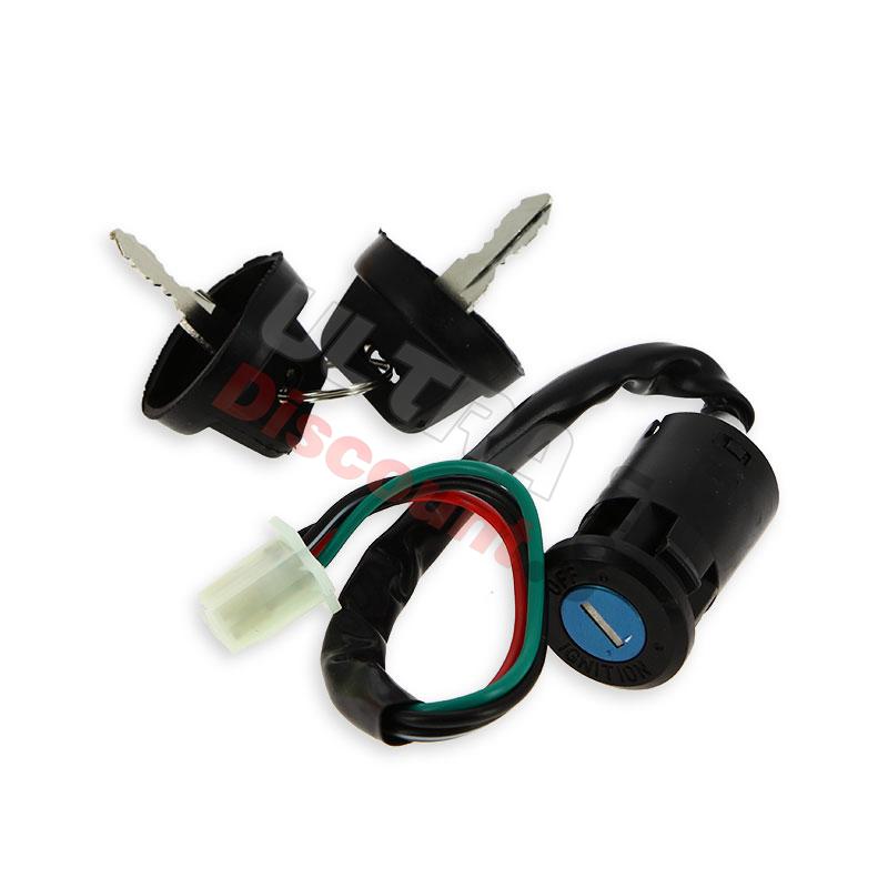 Blocchetto accensione + chiave per Quad, Ricambi Quad cinesi 200cc