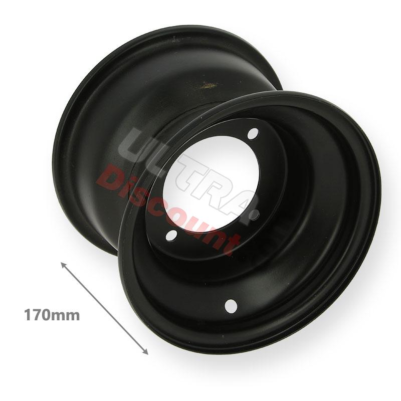 Cerchio posteriore nero per Quad 200cc JYG (18x9.5-8) 170mm, Ricambi Quad cinesi 200cc